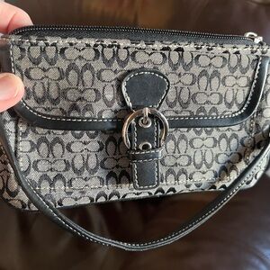 Coach Stylish Black and Gray Wrislet